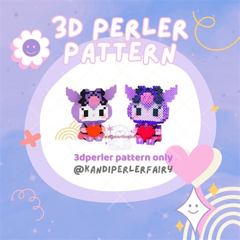 Instant Download 3d Perler Beads Pattern To Build This Etsy