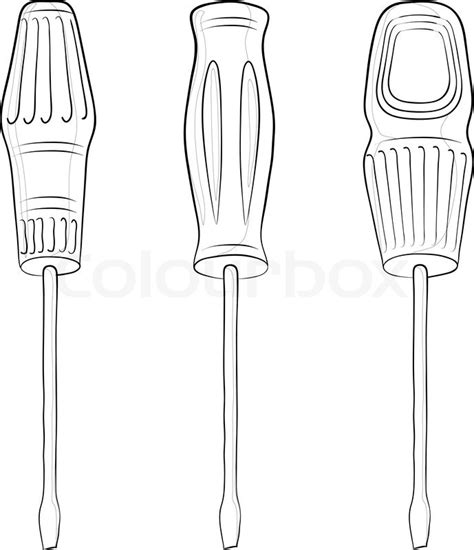 Screwdriver Sketch At Explore Collection Of