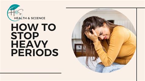 How To Stop Heavy Periods I Heavy Menstrual Bleeding Youtube