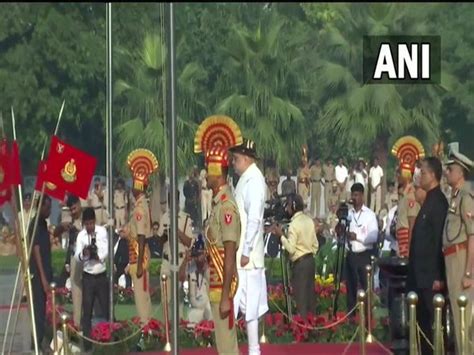 Amit Shah Pays Tribute At National Police Memorial Says Their