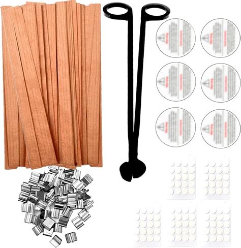 Amazon 250 Pcs Upgrade Wood Wicks For Candles Thickened Wood