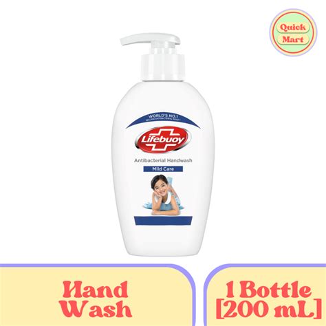 Lifebuoy Anti Bacterial Mild Care Hand Wash Ml Bottle Shopee