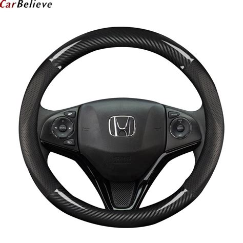 Funda De Cuero Genuino Para Volante De Coche Accesorio Para Honda