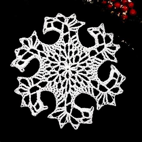 free snowflakes crochet patterns, how to crochet snowflakes free video ...