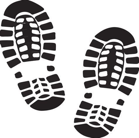 Download Footprint Shoe Print Icons Royalty Free Vector Graphic