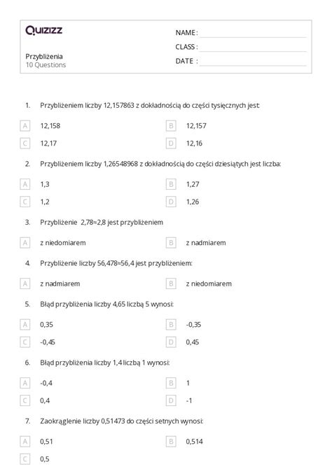 Ponad Rozpoznawanie Liczb Arkuszy Roboczych Dla Klasa W