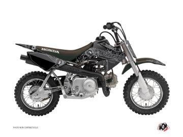 Honda Crf Dirt Bike Zombies Dark Graphic Kit Black Kutvek