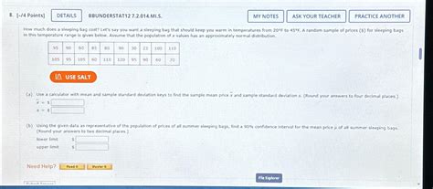 Solved Points BBUNDERSTAT12 7 2 014 MI S In This Chegg