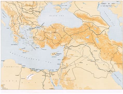 WW2 Middle East Map