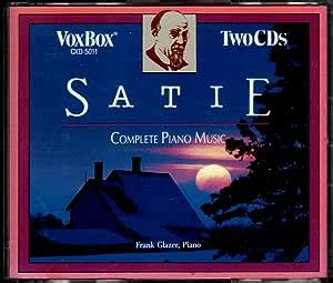 Amazon Co Jp Satie Works For Piano Music