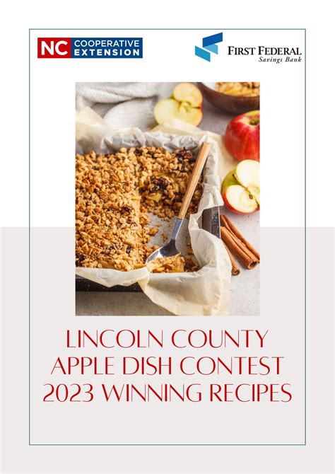 Apple Dish Contest Winning Recipe Book | N.C. Cooperative Extension