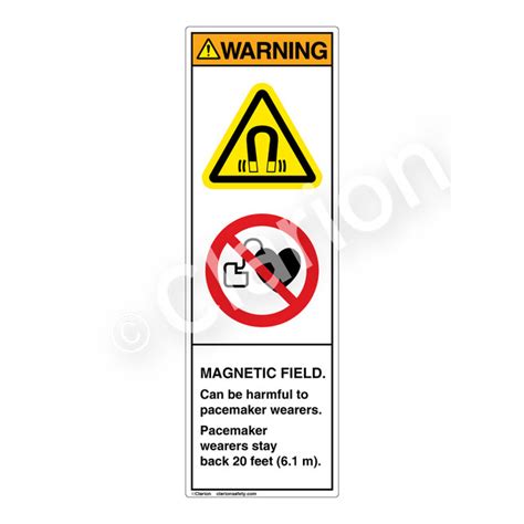 Magnetic Hazard Safety Labels Clarion Safety Systems