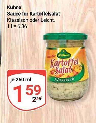 K Hne Sauce F R Kartoffelsalat Angebot Bei Globus Prospekte De