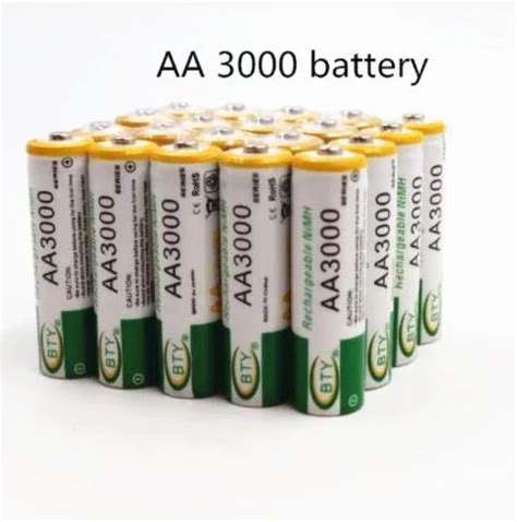 20pcs New AA Battery 3000 MAh Rechargeable Battery NI MH 1 2 V AA