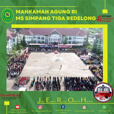 Ketua Ms Simpang Tiga Redelong Ikuti Upacarahardiknas Tahun Dan