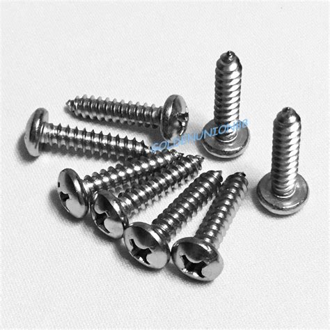 24PC M5 5 X 16 25 35 45mm Cross Recessed PAN Head Self Tapping Screw