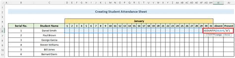 How to Make an Attendance Sheet in Excel with Formula – Basic ...