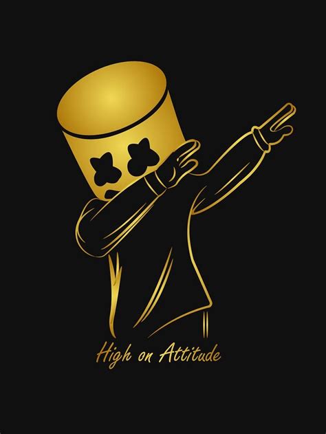 Dj Marshmello Dab Baseball ¾ Sleeve T Shirt For Sale By Illustreto Image Hd