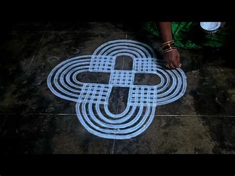 Dhanurmasam Special Rangoli Design Easy Padi Kolam YouTube