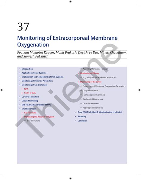 introduction application  ecls systems implantation
