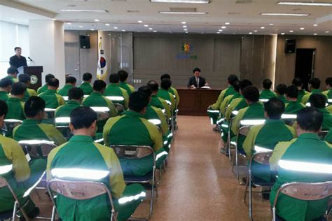 수원시 장안구 환경미화원 안전·직무교육 뉴스피크