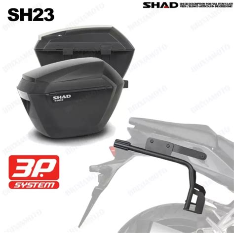 SATZ SHAD TRÄGER Koffer 3P System SH23 Für Yamaha MT 09 2017 EUR 356