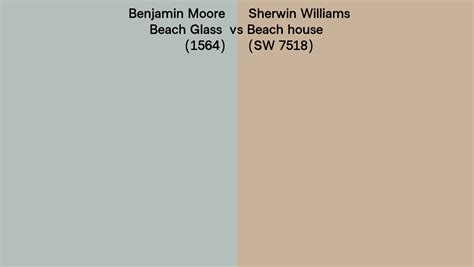 Benjamin Moore Beach Glass 1564 Vs Sherwin Williams Beach House Sw