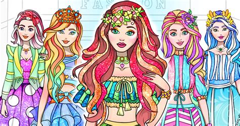 Girl Coloring Dress Up 🕹️ Play on CrazyGames