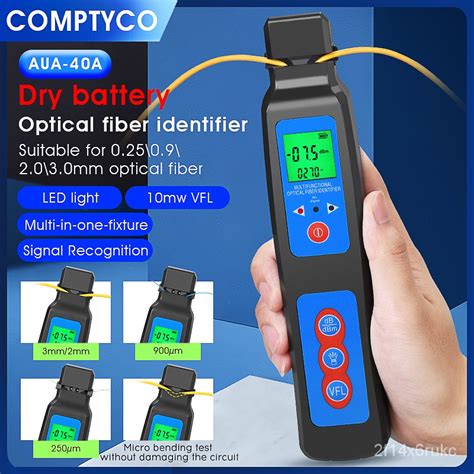 Comptyco Aua A D Active Optical Fiber Identifier Fiber Cable Tester