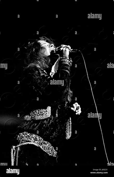 Janis Joplin Performing Her Last Concert Ever At Harvard Stadium In Boston Ma On August 12