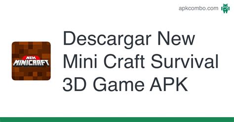 Descargar New Mini Craft Survival D Game Apk Ltima Versi N