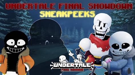 UnderTale Final Showdown Sneak Peeks 4 YouTube