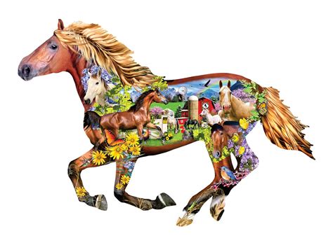 Horse Farm, 800 Pieces, SunsOut | Serious Puzzles