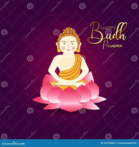 Vesak Day Greeting Card Stock Photo 117445836