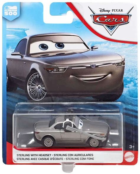 Disney Pixar Cars Cars 3 Florida 500 Sterling with Headset 155 Diecast ...