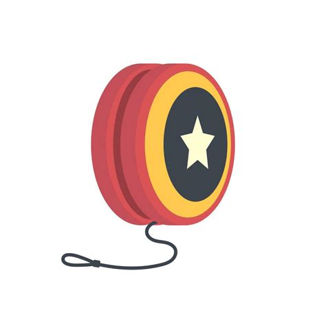 Yo-Yo Toy. Flat vector illustration. National Yo-Yo Day 26457571 Vector ...