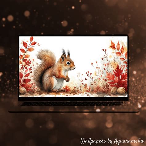 Cute Squirrel Animal Desktop Wallpaper, Cute Pet Wallpaper, Valentines ...