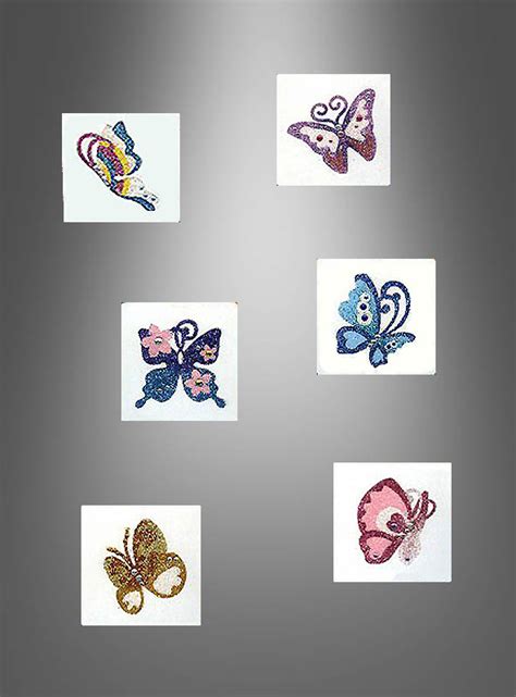 Butterfly Glitter Tattoo discover» Kostümpalast