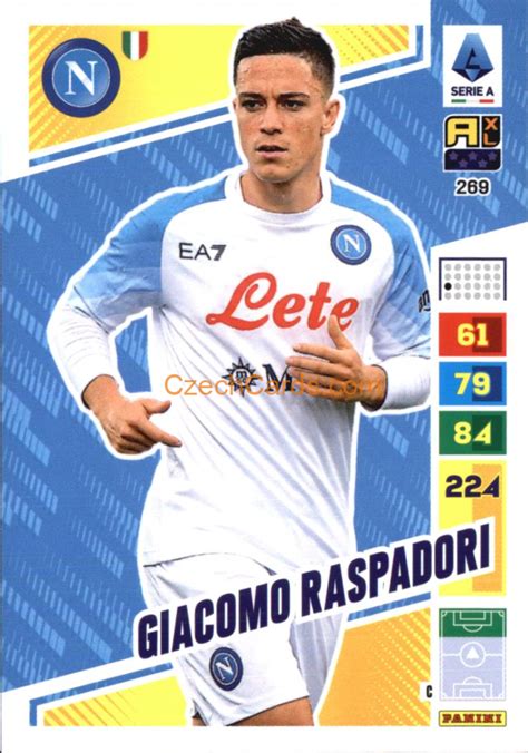 FOOTBALL SOCCER Giacomo Raspadori 2023 24 Panini Calciatori Adrenalyn