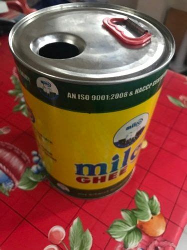 Printed Ghee Tin Containers Capacity Ml At Best Price In Kollam