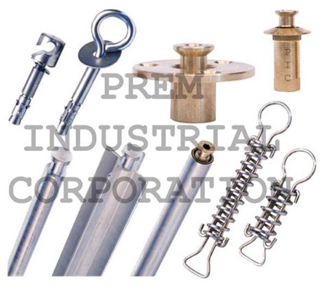 Round Brass Spring Anchors Feature Adjustable Corrosion Proof