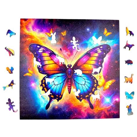 Puzzle Motyl Mruu Pruu X Cm Element W Uk Adanka Drewniana