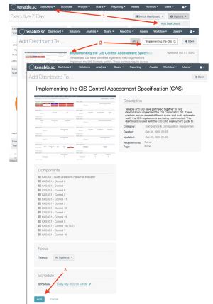 Tenable Security Center Cas Dashboard Cis Controls Assessment