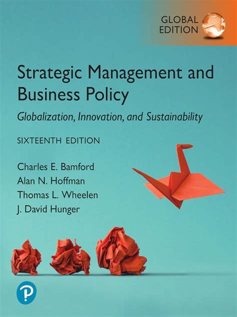 Jp Strategic Management And Business Policy Globalization