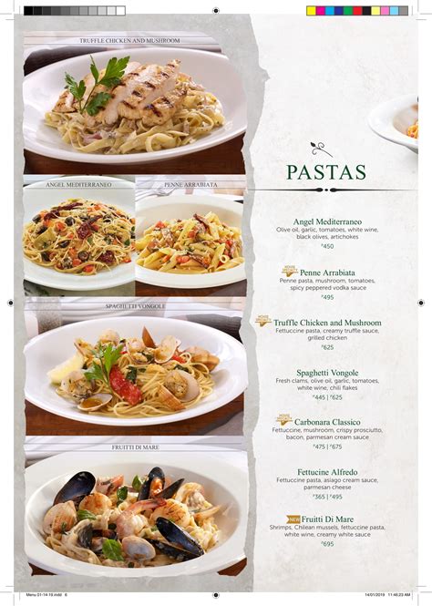 Italianni's Restaurant Menu | ClickTheCity Food & Drink