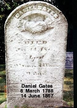 Daniel Gates 1788 1867 Find A Grave Gedenkplek