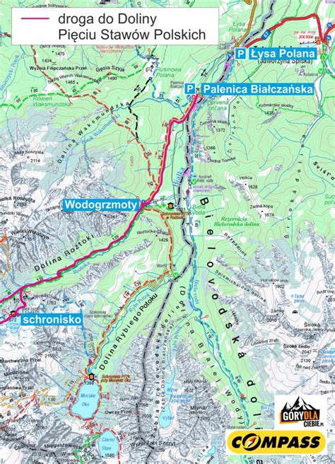 Dolina Pi Ciu Staw W Polskich Opis Mapa Trasy I Zdj Cia Doliny