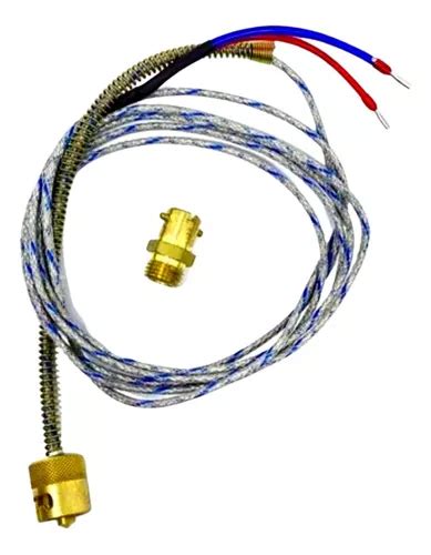 Termopar Tipo J Ponta De 6mm Adaptador Cabo 2 Metros MercadoLivre