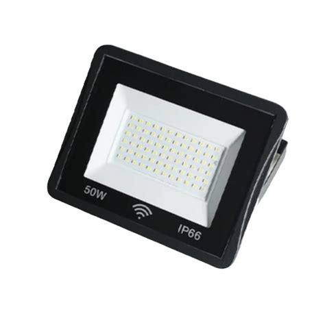 Reflector Led 50w Con Sensor Movimiento Radar Luz Fria Mayorled X 50W 6000K