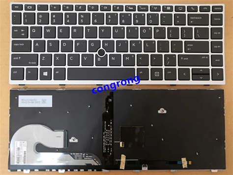 Laptop US English Backlit Keyboard For HP EliteBook 840 G5 846 G5 745